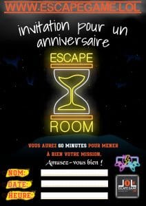 Invitation Anniversaire